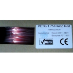 เส้นพลาสติก PETG 1.75mm 1KG  สีแดงโปร่งแสง